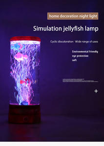 Led Kwallen Sfeerlamp 17 Kleur Veranderende Elektrische Ronde Kwallen <span class=keywords><strong>Aquarium</strong></span> Lava Lamp Jelly Fish Nachtlampje - Product Image 4