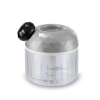 Mini handmatige snijmachine, vleesmolen, knoflookpers, groenteverwerker, BPA-vrij, milieuvriendelijk, herbruikbaar plastic, draagbaar