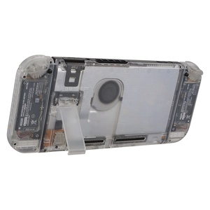 Coque transparente pour NS Switch, coque de remplacement personnalisée avec béquille, coque arrière pour console Nintendo Switch - Product Image 5