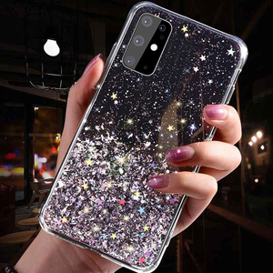 <span class=keywords><strong>Coque</strong></span> transparente en TPU souple, dorée, brillante, avec étoile époxy scintillantes, pour <span class=keywords><strong>Samsung</strong></span> <span class=keywords><strong>S20</strong></span> - Product Image 3