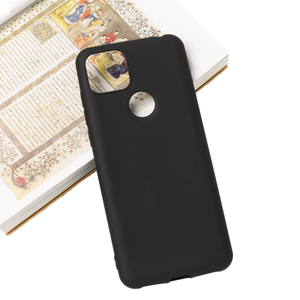 Étui de téléphone en TPU souple noir mat antichoc et peint aux UV pour <span class=keywords><strong>TCL</strong></span> K33/K32/T-Mobile REVVL 8/<span class=keywords><strong>TCL</strong></span> 605 4G/5G - Product Image 1