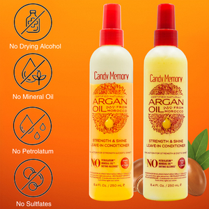 Ensemble de soins capillaires à l'<span class=keywords><strong>huile</strong></span> d'argan du Maroc, shampooing et après-shampoing <span class=keywords><strong>pour</strong></span> <span class=keywords><strong>cheveux</strong></span> bouclés, après-shampoing sans rinçage à l'<span class=keywords><strong>huile</strong></span> d'argan et mousse - Product Image 3