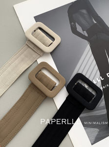 Abrigo de Gabardina Largo de Alta Calidad para Mujer, Color Sólido Otoñal, Talla Grande, Color Caqui, Doble Botonadura, con Cinturón, para Oficina - Product Image 6