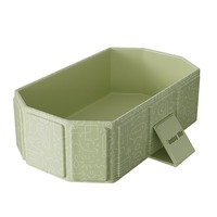 Baignoire pliable multifonctionnelle pour chiens et chats en PVC, portable, rectangulaire, pour le bain et le rangement