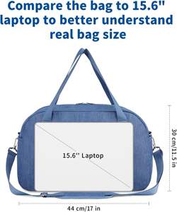 กระเป๋าดัฟเฟิลขนาดเล็กใส่สัมภาระใต้ที่นั่งสำหรับเครื่องบินกระเป๋าใส่วิญญาณแบบเปียกของสายการบิน - Product Image 3