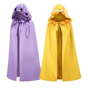 Kleine Prinzessin mit Blumen Grenze Hut GPHC-031 Kleine Mädchen lange Kapuze Umhang Cape - Product Image 2