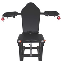 Chaise de bondage BDSM, mobilier érotique, instruments d'entraînement, chaise de coïtus, menottes, grand cadre de retenue, écarteur de jambes pour positions sexuelles