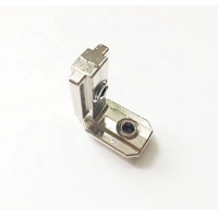 Support métallique profilé 4545, grand support de montage interne en forme de L pour profilés en aluminium à 10 fentes avec vis M8*10