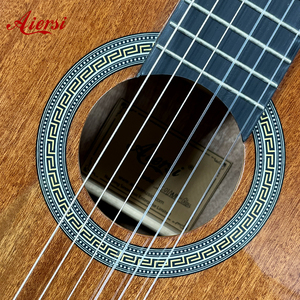<span class=keywords><strong>Guitarra</strong></span> Clásica de Cuerpo de Caoba Brillante de Marca Aiersi, Marca Personalizada, Cuerdas de Nailon Vintage, Instrumento Musical Hecho a Mano, <span class=keywords><strong>Precio</strong></span> Bajo - Product Image 5