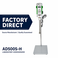 Homogénéisateur mélangeur de laboratoire numérique à cisaillement élevé AD500S-H 500W 28000 tr/min pour traitement de 30 ml à 13 L AC100-240V OEM ODM