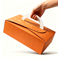 Boîte à pain en carton, emballage de dessert, boîte cadeau de luxe en carton artistique pliable, boîte cadeau de fête, logo personnalisé, impression UV, écologique, recyclable