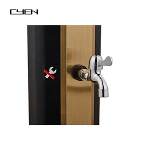CYEN <span class=keywords><strong>Ducha</strong></span> <span class=keywords><strong>Solar</strong></span> de PVC Resistente a los Rayos UV para <span class=keywords><strong>Piscina</strong></span> al Aire Libre, <span class=keywords><strong>Ducha</strong></span> <span class=keywords><strong>Solar</strong></span> para Jardín, <span class=keywords><strong>35</strong></span> L, Cepillo Nuevo, <span class=keywords><strong>Ducha</strong></span> <span class=keywords><strong>Solar</strong></span> Dorada SS - Product Image 6