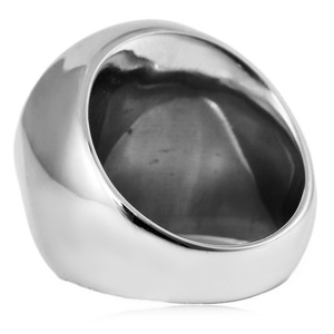 yunnique Stainless Steel Freemason <b>Ring</b> Men's Geometric Design Gift Jewelry Steel Color FY280162 - Product Image 3