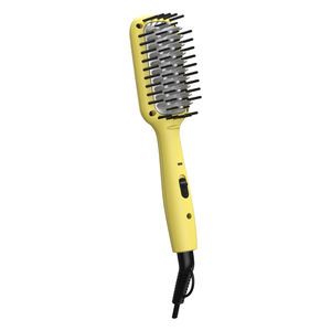 Portable rapide PTC chaleur céramique revêtement peigne maison Salon barbier 2 en 1 Mini lisseur brosse peigne chaud - Product Image 4