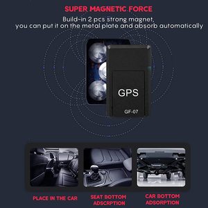 Mini Rastreador GPS para Auto, Dispositivo de Rastreo GSM en Tiempo Real, Modelo GF07, Precisión de 100m, Material Plástico ABS, 20 Horas de Batería - Product Image 3