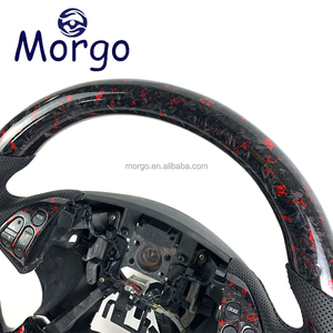 <span class=keywords><strong>Volant</strong></span> personnalisé en fibre de carbone véritable forgée pour Acura TL TLX NSX MDX pour Honda Acura 2004-07 TL Support Smart LED - Product Image 2