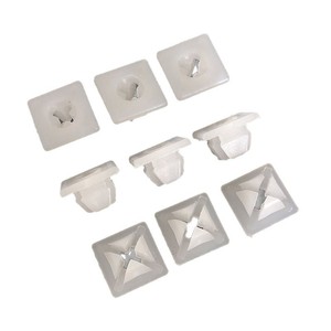 Clips de fixation de plaque d'immatriculation en plastique K93, type encastré, pour support de plaque d'immatriculation de voiture Chevrolet, base à vis - Product Image 5