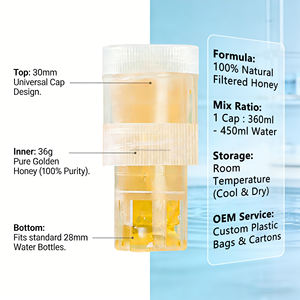 Bouchon de bouteille de miel en plastique PET de qualité alimentaire avec ouverture facile, design portable pour les bouteilles de miel et d'eau - Product Image 2