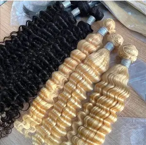 Extensiones de cabello humano 100 brasileño, mechones de cabello humano de alta calidad, grado 10A, doble estiramiento, virgen, natural