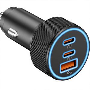 Cargador de Coche USB C de Alta Calidad, Cargador de Coche Mini de Doble Puerto Tipo C, Cargador de Coche de Carga Rápida Tipo C <span class=keywords><strong>para</strong></span> Coche - Product Image 1