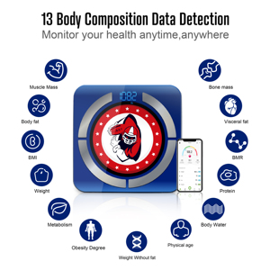 Balança Digital Inteligente Bluetooth e APP com Carregamento USB Whitebird para Análise de Peso Balança de Banheiro - Product Image 5