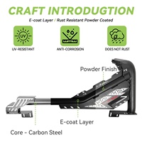 Barre de protection universelle pour pick-up, barres de protection en acier robuste pour F150 Hilux Revo L200 Ranger NP300, barre sport 4x4, accessoires OEM