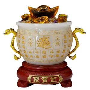 รูปปั้นตกแต่งบ้าน คุณภาพสูงจากเวียดนาม ราคาถูก รูปปั้นถุงเงิน ของตกแต่งบ้าน <span class=keywords><strong>สมบัติ</strong></span>แห่งบ้าน - Product Image 1