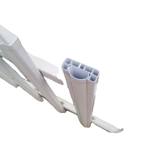 2025 Offre Spéciale blanc UPVC HDPE <span class=keywords><strong>PVC</strong></span> poteau de clôture usage extérieur profil en plastique bénéfique pour la construction - Product Image 5
