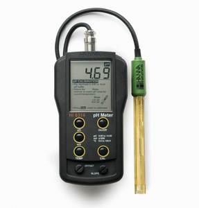 Hanna HI8314-1 Taşınabilir Su Geçirmez PH/mV/Sıcaklık Ölçer, Gıda Laboratuvarı Su Testi için Hızlı Kargo - Product Image 2