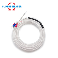 Capteur de température PT100 revêtu de PTFE étanche et résistant à la corrosion de haute précision de haute qualité