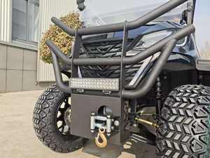 Carrito de Golf Eléctrico Todoterreno con Gancho de Remolque y Cabrestante, 5-6 Asientos, Estructura de Acero de Alta Resistencia, Alcance de 70-90 km - Product Image 5