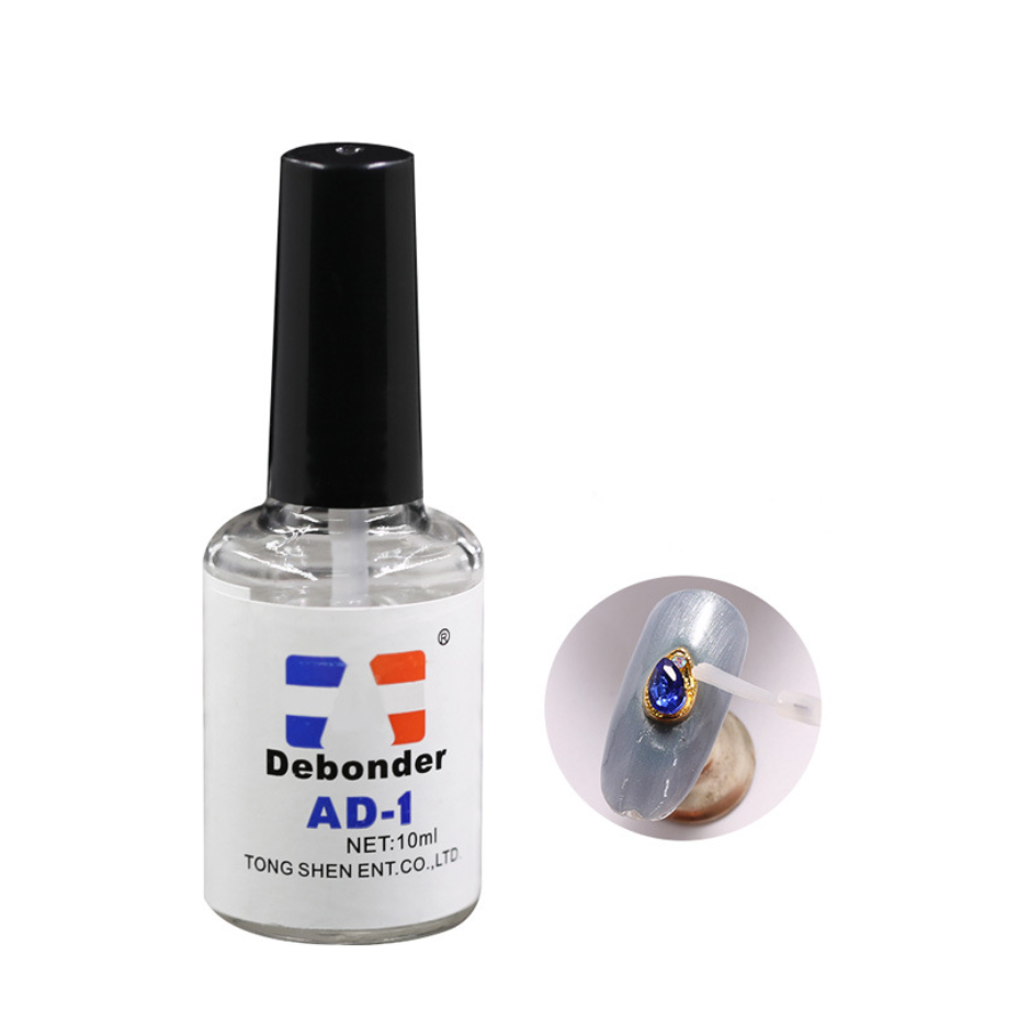 AD-1 средство для снятия косточек клея для ногтей инструмент для нейл-арта жидкость для удаления искусственных ногтей удаления ювелирных изделий Клей для ресниц без запаха быстро растворяющийся 10 мл