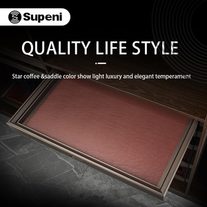 Caja de Almacenamiento para Armario Serie 19, de Cuero Mocha, Organizador de Armario de Aleación de Aluminio Premium y <span class=keywords><strong>ABS</strong></span> - Product Image 3