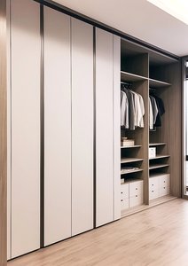 Armario Moderno <span class=keywords><strong>a</strong></span> <span class=keywords><strong>Medida</strong></span>, Independiente y Deslizable, Fácil de Montar, Diseño Personalizado para Dormitorio - Product Image 3
