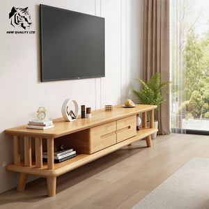 Venta Directa de Fábrica, Mejor Precio, Mueble de TV Moderno Europeo Personalizable de Madera para Sala de Estar, Dormitorio y Hogar - Product Image 1