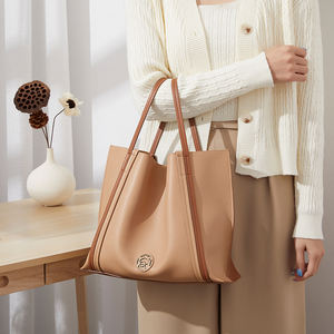 Bolso de mano de cuero de vaca de gran capacidad para mujer, bolsa de mano femenina, de diseñador, de lujo, de cuero genuino, grande, gran oferta, <span class=keywords><strong>2022</strong></span> - Product Image 5