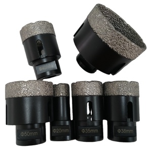 Diamant couronne 6-68mm M14 filetage sec sous vide brasé diamant forage scie cloche carreaux de céramique scie cloche pour grès porcelaine - Product Image 6