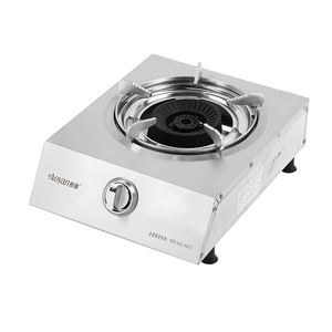 Cuisinière à gaz Acier inoxydable 1 brûleurs Brûleur <span class=keywords><strong>en</strong></span> <span class=keywords><strong>fonte</strong></span> Plaques de cuisson Cuisinière à gaz de table - Product Image 1