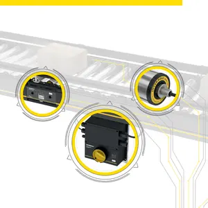 สายพานลำเลียง EC5000แบบม้วนสายพานลำเลียงแบบมอเตอร์24โวลต์สำหรับสายพานลำเลียงโลจิสติกส์