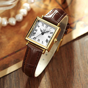 Sinobi Square Elegant Women's Watches Original Fashion Ladies Wristwatches Fashion Style Best Gifts <b>Clock</b> for Zegarek Damski - Product Image 4