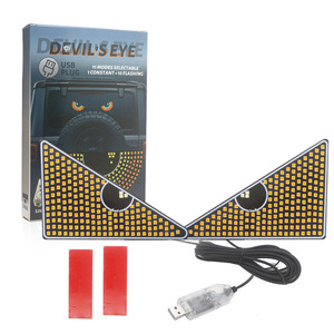 KEBOSIED New Car <b>LED</b> Decorative <b>Light</b> Eye Rear Windshield Window Car Expression Decorative <b>Light</b> - Product Image 1