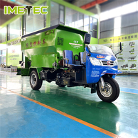 Chariot d'alimentation pour bétail en acier robuste, grande capacité, chariot d'alimentation renforcé, chariot d'alimentation pour ranch, équipement agricole