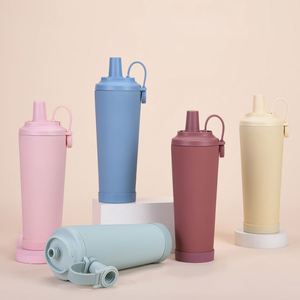 New 830ml Ceramic Coating 304 Stainless Steel Straw Cups with Portable Magnetic Cover Insulated Tumblers for Any Beverage - Product Image 1