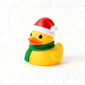 Jouets promotionnels personnalisés en PVC en forme de canard pour bain de bébé, imprimés par lots, avec motifs variés pour Noël - Product Image 4