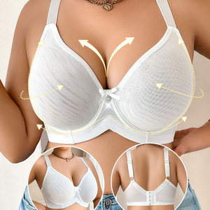 <span class=keywords><strong>Soutien</strong></span>-<span class=keywords><strong>gorge</strong></span> à armatures simple couche SMOOTH grande taille, sans rembourrage, confortable, respirant, lingerie sexy - Product Image 5