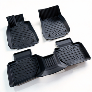 Tappetini <span class=keywords><strong>Auto</strong></span> Universali Personalizzati <span class=keywords><strong>in</strong></span> 3 Pezzi, Antiscivolo, Design Professionale, per Tutte le Stagioni, <span class=keywords><strong>Accessori</strong></span> <span class=keywords><strong>Auto</strong></span> <span class=keywords><strong>in</strong></span> TPE per IS Sedan 2014-2024 - Product Image 1