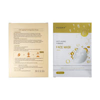 Masque facial anti-âge raffermissant, anti-rides, liftant, hydratant, masque facial en feuille, marque privée OEM ODM, soin de la peau