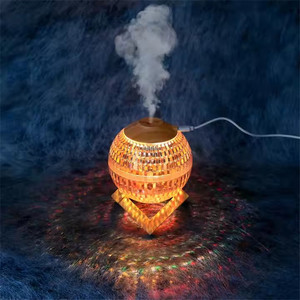 Christmas Gifts 350ML Air Humidifier Aroma <strong>Diffuser</strong> Mist Humidifier <strong>Multicolor</strong> Changing Crystal Ball Led Night Lamp - Product Image 4