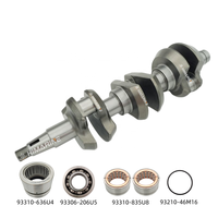 Ensemble vilebrequin avec roulements 688-11411 pour moteur hors-bord Yamaha Enduro 3V 2T 75HP 85HP, pièces de moteur de bateau 688-11411-00