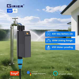 GIRIER - Equipo de Riego Inteligente WiFi para Jardín y Césped, Control por Aplicación Tuya, Resistente al Agua, Temporizador de Riego Automático - Product Image 1